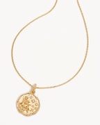 Yellow Gold Vermeil She is Zodiac Necklace - Sagittarius
