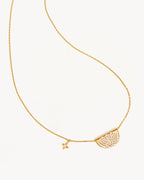 Yellow Gold Vermeil Live In Light Lotus Necklace