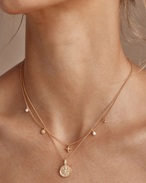 Yellow Gold Vermeil Live in Peace Choker