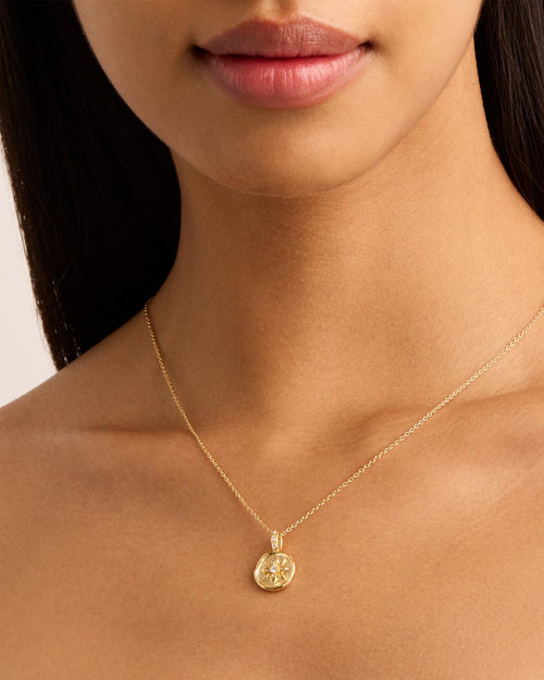 Yellow Gold Vermeil Live in Love Necklace