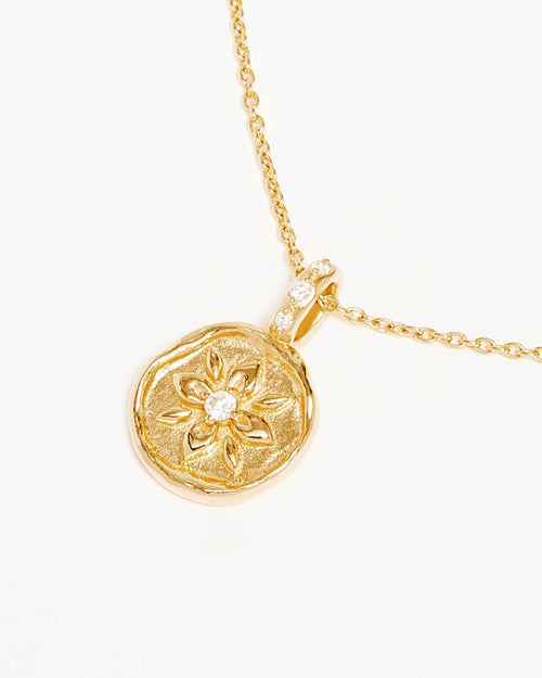 Yellow Gold Vermeil Live in Love Necklace
