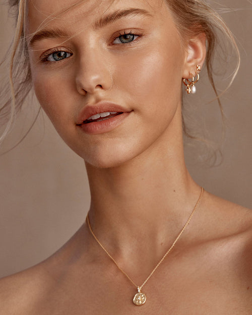 Yellow Gold Vermeil Live in Love Necklace