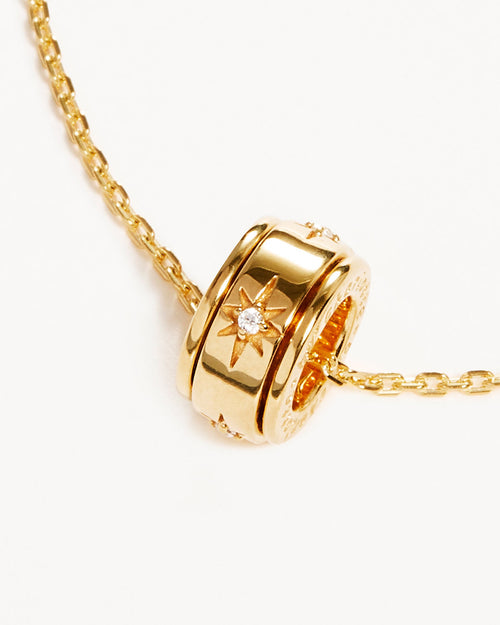 Yellow Gold Vermeil I Am Loved Spinning Meditation Necklace