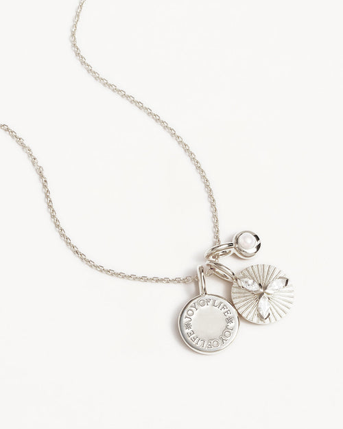 White Gold Vermeil Joy Necklace