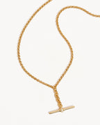 Yellow Gold Vermeil Muse Fob Chain Necklace