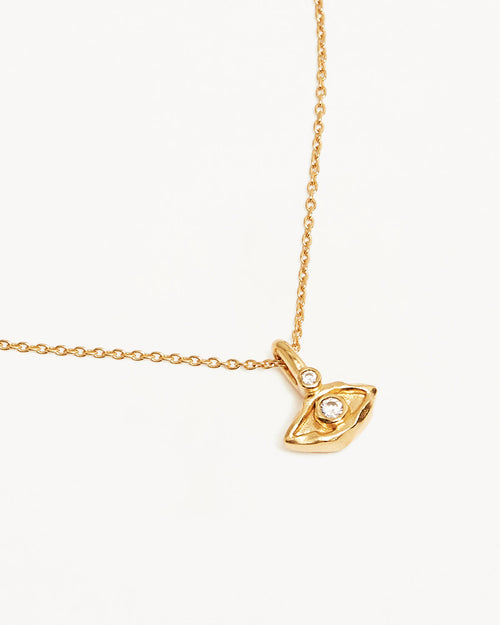 Yellow Gold Vermeil I am Protected Necklace