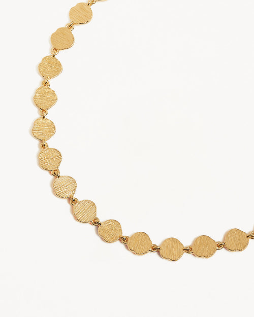 Yellow Gold Vermeil Woven Light Choker