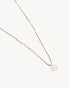 White Gold Vermeil Moments With You Pearl Necklace