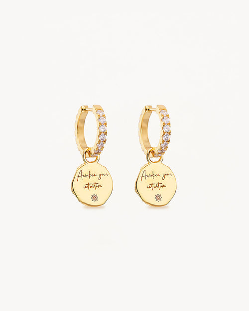 Yellow Gold Vermeil Awaken Hoops