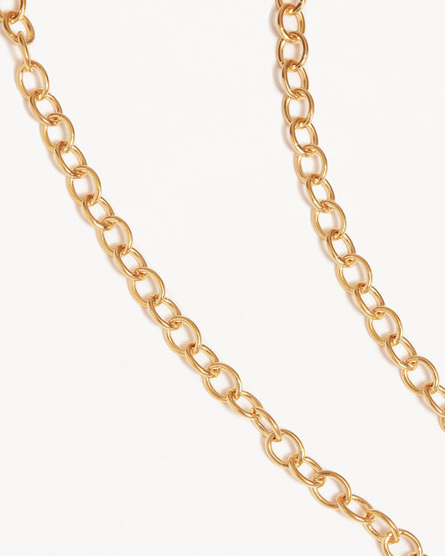 Yellow Gold Vermeil 17" Bold Round-Link Chain Necklace