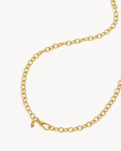 Yellow Gold Vermeil 17" Bold Round-Link Chain Necklace