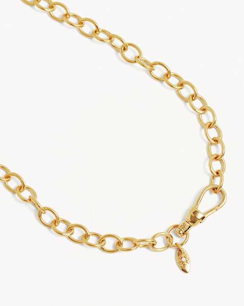 Yellow Gold Vermeil 17" Bold Round-Link Chain Necklace