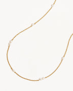 Yellow Gold Vermeil Serene Dreams Pearl Choker
