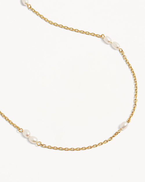Yellow Gold Vermeil Serene Dreams Pearl Choker
