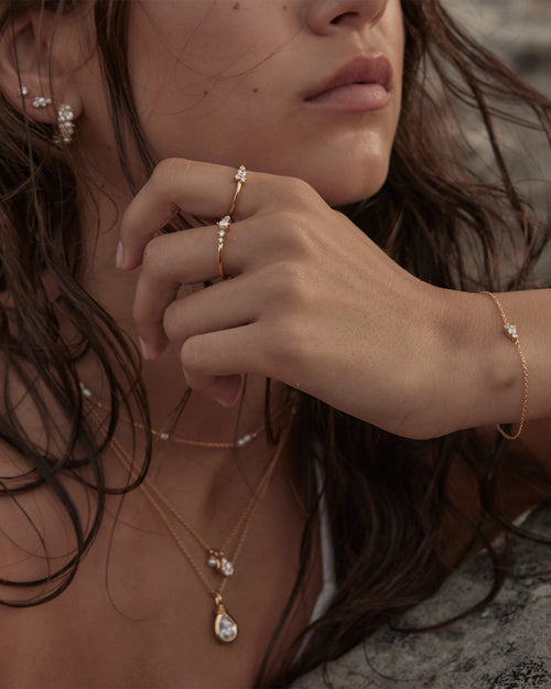 Yellow Gold Vermeil Serene Dreams Pearl Choker