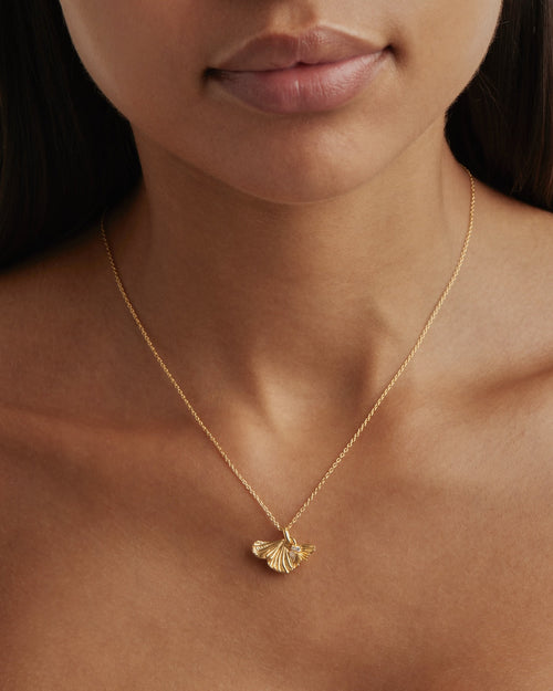 Yellow Gold Vermeil Ocean Whisper Necklace