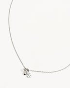 White Gold Vermeil Ocean Mist Necklace