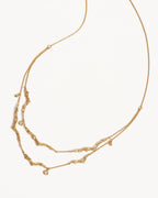Yellow Gold Vermeil Drift Layered Choker