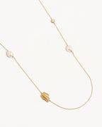 Yellow Gold Vermeil Moonlit Tides Necklace