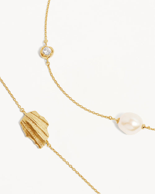 Yellow Gold Vermeil Moonlit Tides Necklace