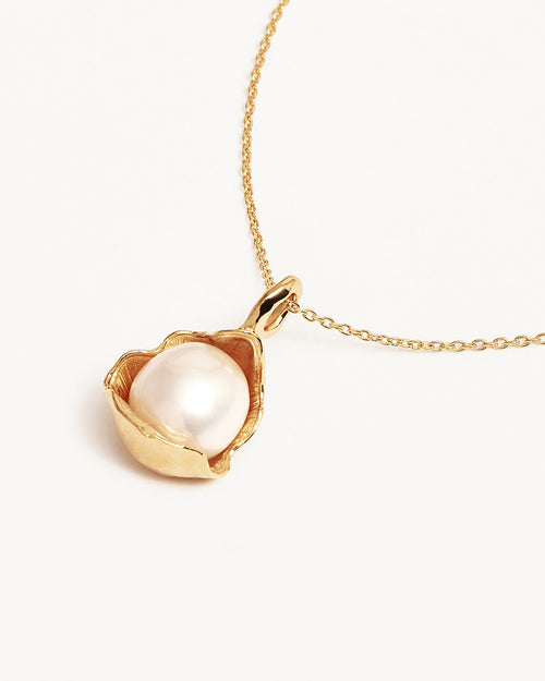 Yellow Gold Vermeil A Place to Dream Pearl Necklace