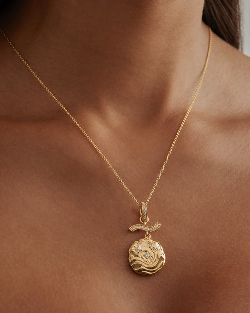 Yellow Gold Vermeil Flow of Life Necklace