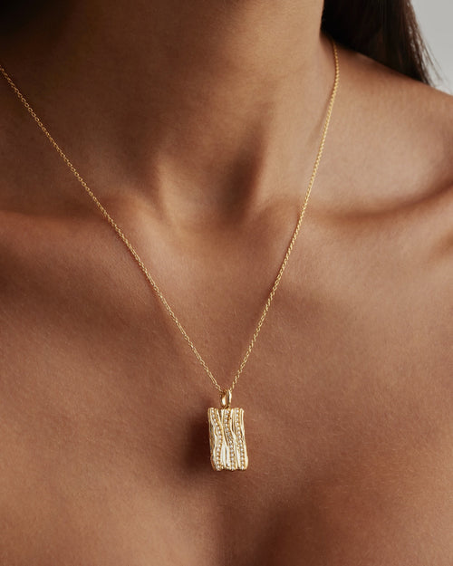 Yellow Gold Vermeil Embrace Stillness Necklace