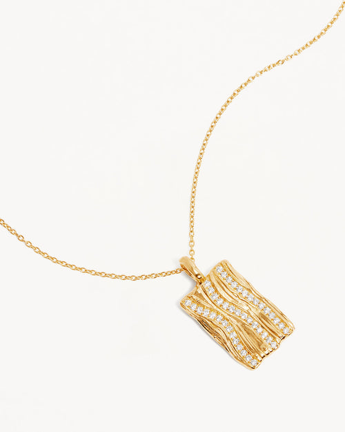 Yellow Gold Vermeil Embrace Stillness Necklace