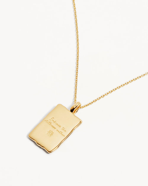 Yellow Gold Vermeil Embrace Stillness Necklace
