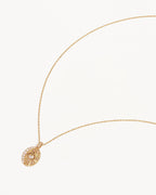 Yellow Gold Vermeil Love You to the Moon and Back Necklace