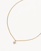 Yellow Gold Vermeil Crystal Bloom Necklace