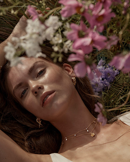 Yellow Gold Vermeil No Rain, No Flowers Choker