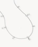 White Gold Vermeil No Rain, No Flowers Choker