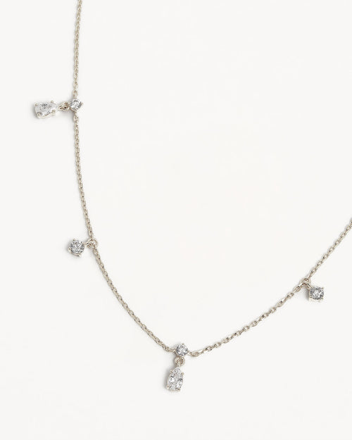White Gold Vermeil No Rain, No Flowers Choker