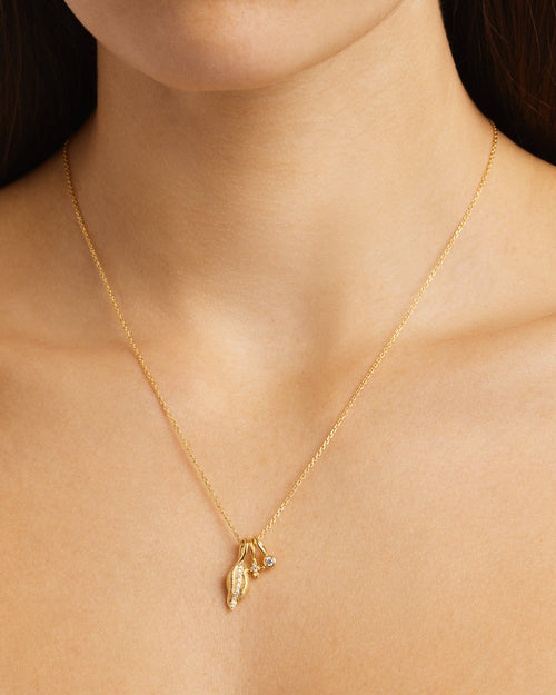 Yellow Gold Vermeil Begin Again Necklace
