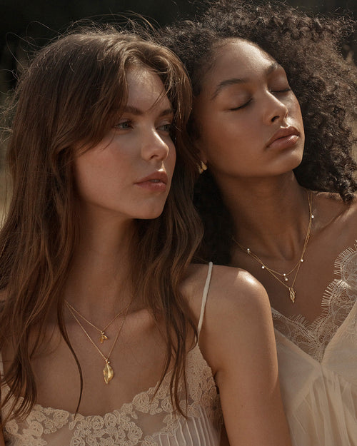 Yellow Gold Vermeil Begin Again Necklace