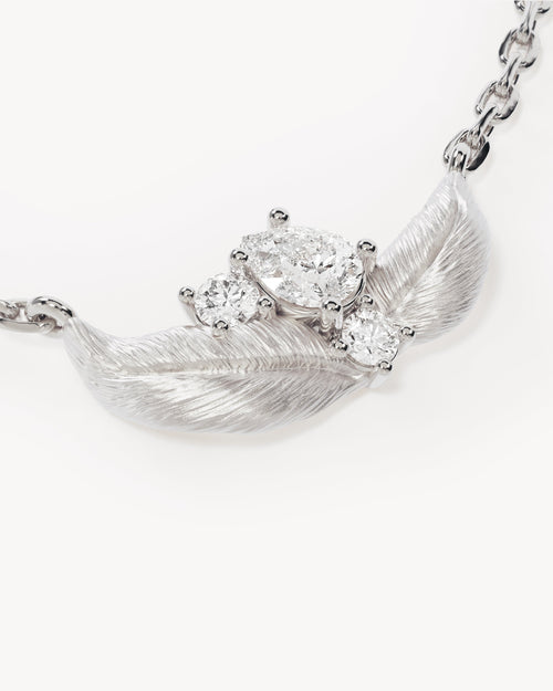 White Gold Vermeil Through the Seasons Necklace