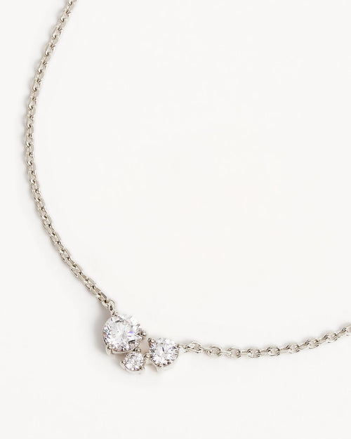 White Gold Vermeil Whispers of Love Necklace