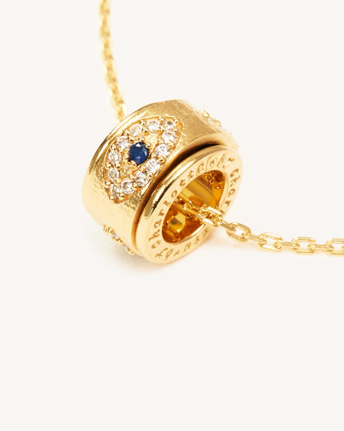 Yellow Gold Vermeil Trust Spinning Meditation Necklace