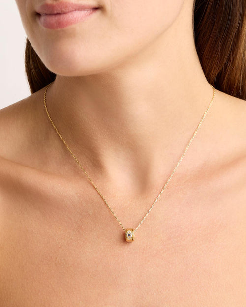 Yellow Gold Vermeil Trust Spinning Meditation Necklace
