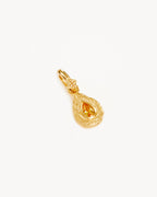 Yellow Gold Vermeil With Love Birthstone Annex Link Pendant - November