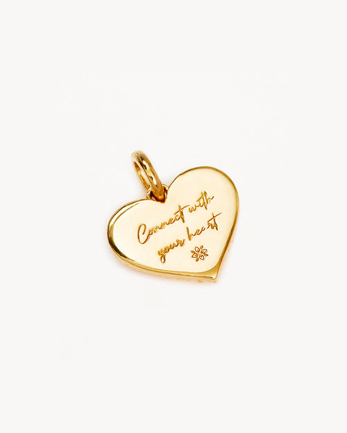 Yellow Gold Vermeil Connect With Your Heart Annex Link Pendant