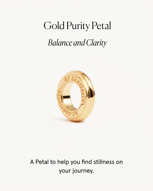 Yellow Gold Vermeil Purity Petal Charm
