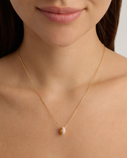 Yellow Gold Vermeil Live in Light Petal Charm