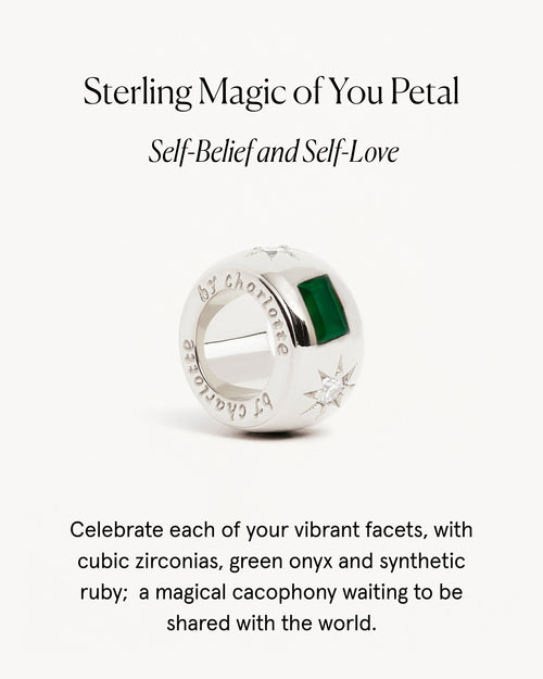 White Gold Vermeil Magic of You Petal Charm
