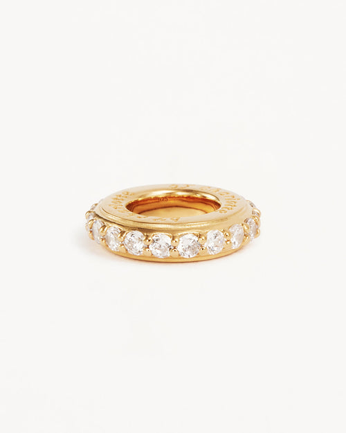 Yellow Gold Vermeil Halo Petal Charm