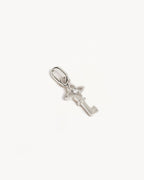 White Gold Vermeil Key to My Heart Pendant