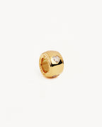 Yellow Gold Vermeil Radiant Heart Petal Charm