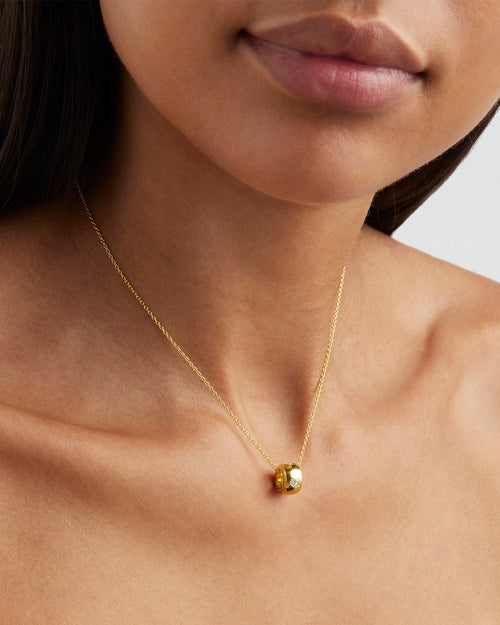 Yellow Gold Vermeil Radiant Heart Petal Charm