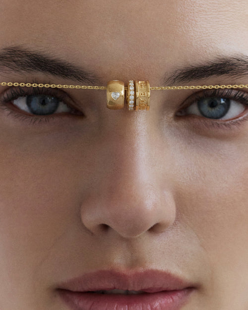 Yellow Gold Vermeil With Love Petal Charm